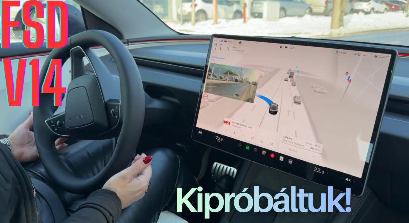 Budapesten próbáltuk ki a Tesla legújabb önvezető szoftverét