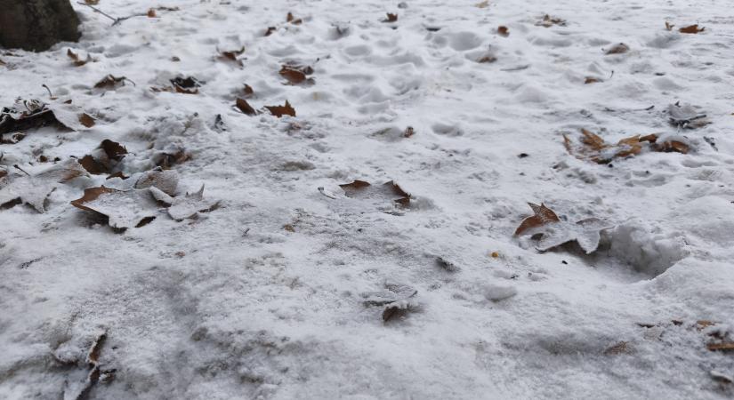 Rendőri segítség a jeges úton: időben érkezett a mentő kéz Tiszaburán