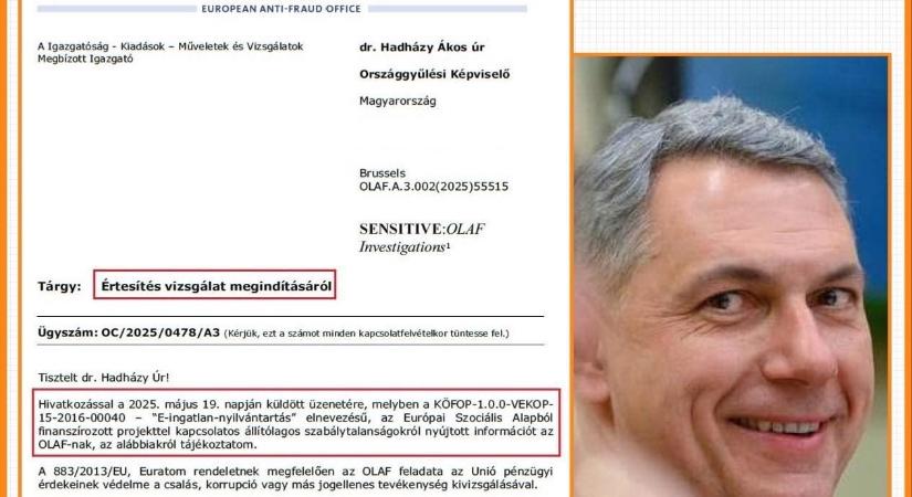 OLAF-vizsgálat indult egy 16 milliárdos ingatlannyilvántartó rendszer miatt