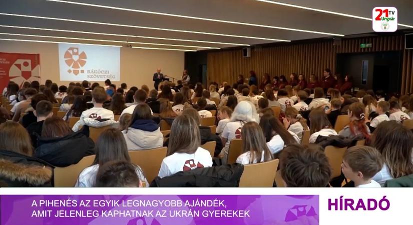 A pihenés az egyik legnagyobb ajándék, amit jelenleg kaphatnak az ukrán gyerekek (videó)