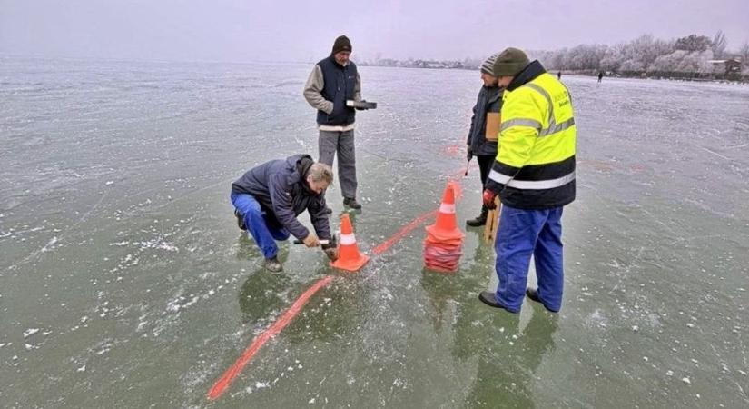 Füreden hivatalos: biztonságos a jég, lehet korcsolyázni a Balatonon, mutatjuk, hol!