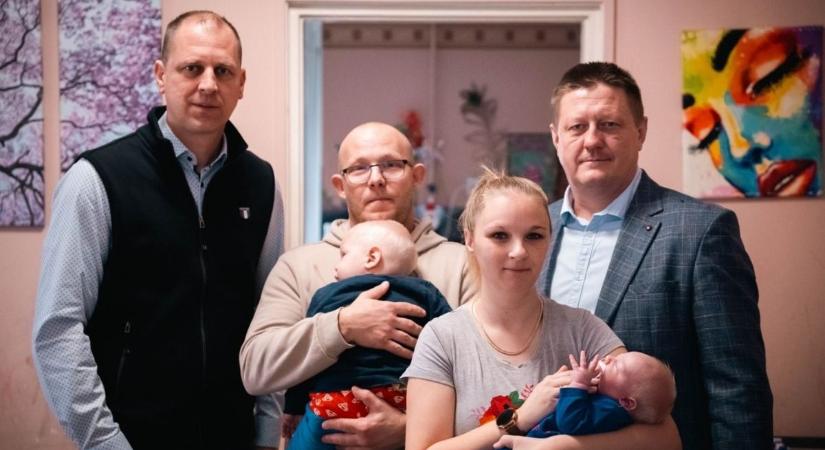 Nagycsaládba érkezett Botond, a makói térség első babája