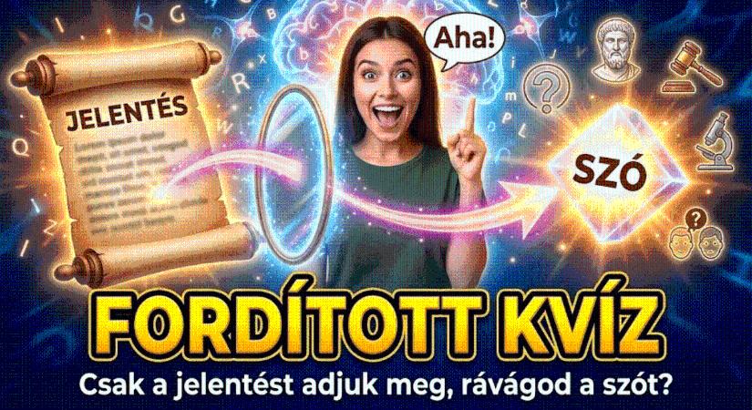 Fordított kvíz: Csak a jelentést adjuk meg, neked kell rávágni a helyes kifejezést!