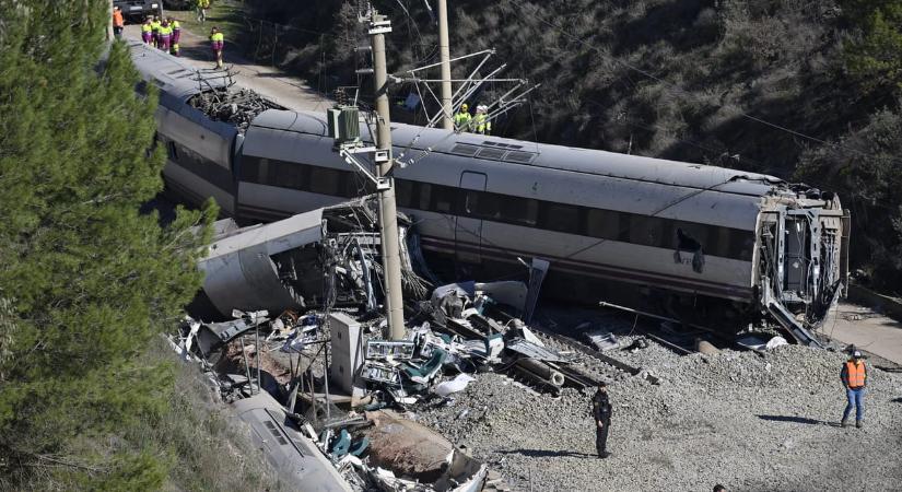 Spanyolországi vonatkatasztrófa: kiderült, hogy mit rögzített a feketedoboz