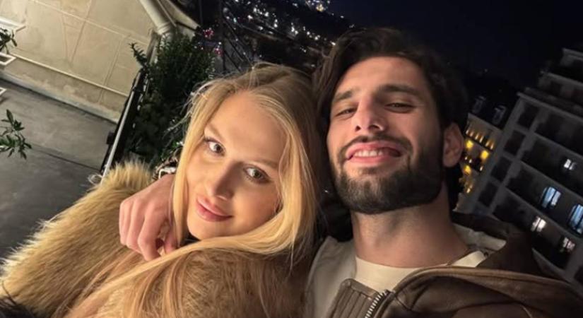 Buzsik Borka és Szoboszlai Dominik kislánya Dubajban cukiskodik