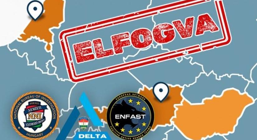 A Szombathelyi Törvényszék körözte, Hollandiában fogták el a szökevényt