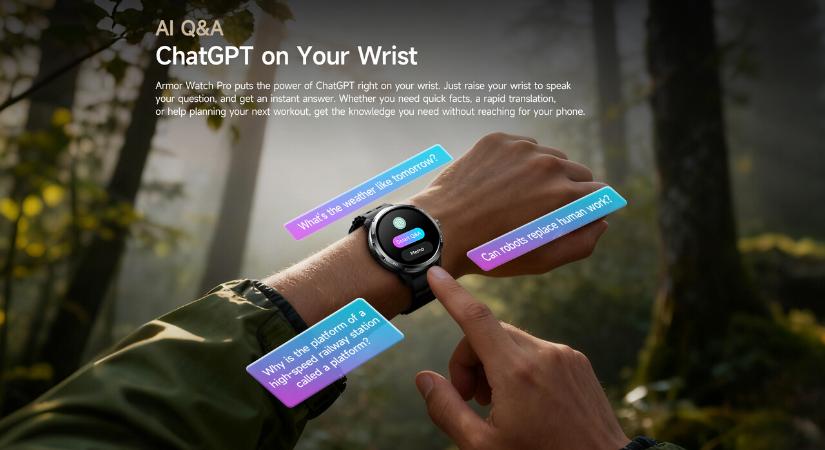 Beköltözött a ChatGPT az Ulefone filléres órájába