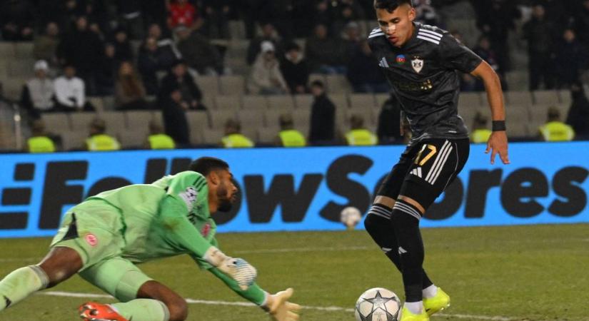 Nagy pofont kapott Azerbajdzsánban, kiesett a Frankfurt a BL-ből
