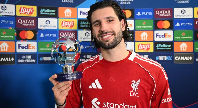 „Megcsináltam a házi feladatot” – a meccs emberének megválasztott Szoboszlai Dominik a Marseille elleni szabadrúgásgóljáról