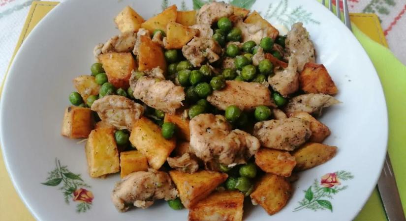 Mit főzzek ma? Szuper menü, ha van otthon csirkemell és borsó