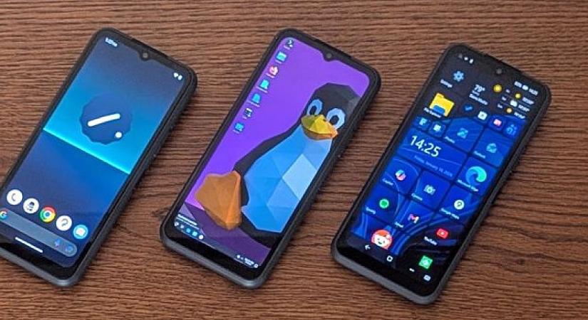 Jön az okostelefon, amin Android, Windows és Linux is tud futni