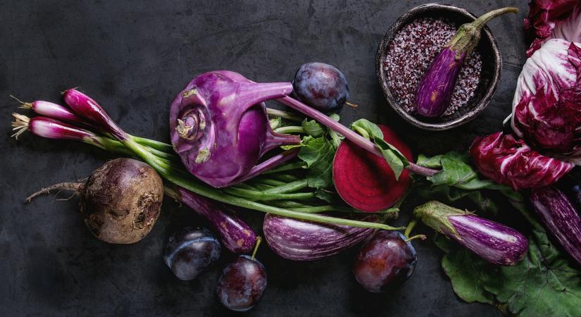 Ezért érdemes lila zöldségeket és gyümölcsöket enni