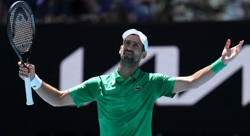 Djokovics a második meccsén sem veszített szettet az Australian Openen
