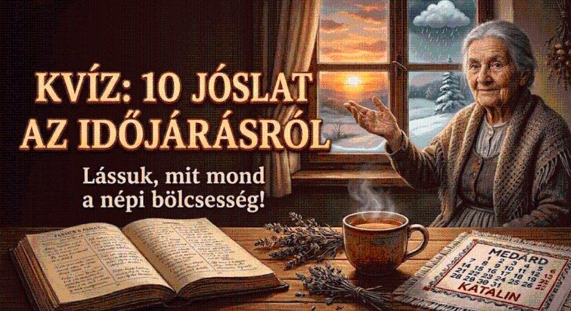 Retró kvíz: Vajon ismered az öregek bölcsességeit a holnapi időről?
