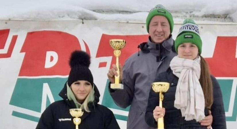 Hernádi László és Kitti a jégen is megállta a helyét, és győzött