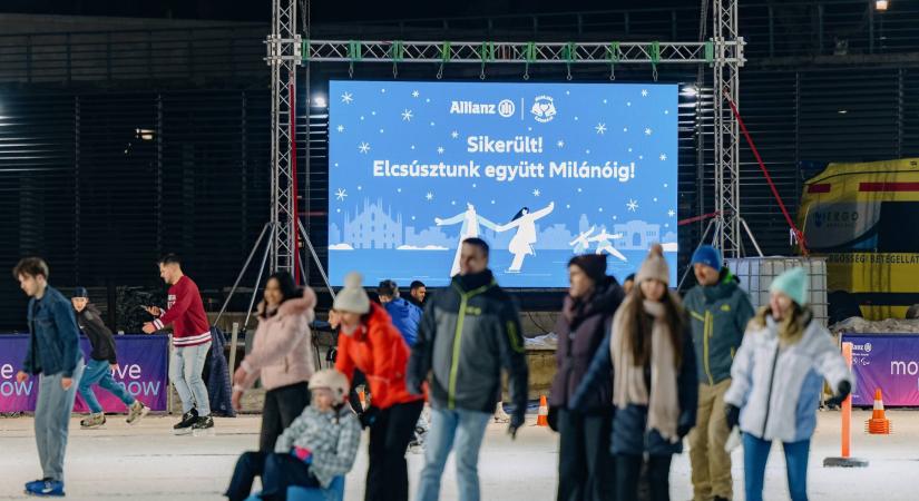 Allianz Jégpályák Éjszakája: Tízszer is elkorcsolyáztunk Milánóig