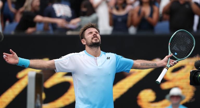 Szenzációs meccsen jutott tovább a 40 éves svájci legenda az Australian Openen