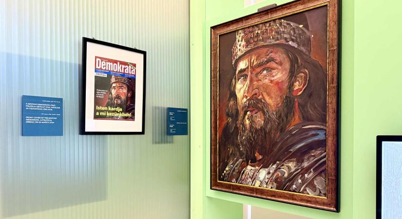 Exkluzív: a Demokrata lapszáma az Attila-kiállításon