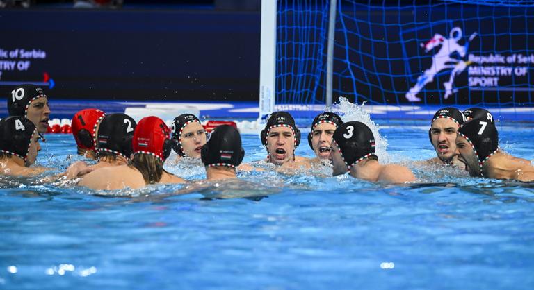 Férfi pólósaink állhajták útját a történelmi Eb-sikert hajszoló görögöknek