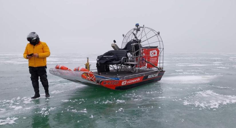 Kétéltűvel mérték végig a Balaton jegét, érdemes és tanulságos volt – videó, képek