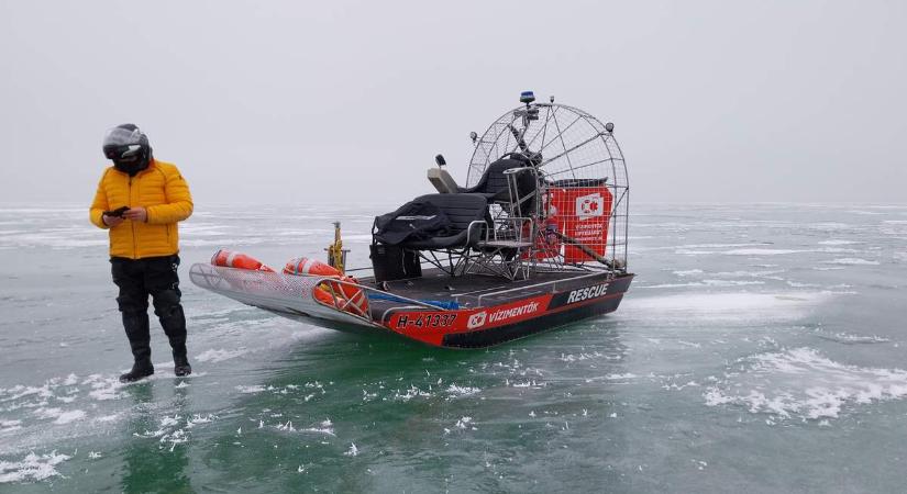 Egy különleges jégfelmérés a Balatonnál 2026. január 21-én (fotókkal – met.hu)