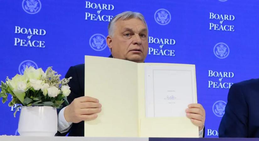 Orbán among signatories of Trump's Board of Peace Charter in Davos