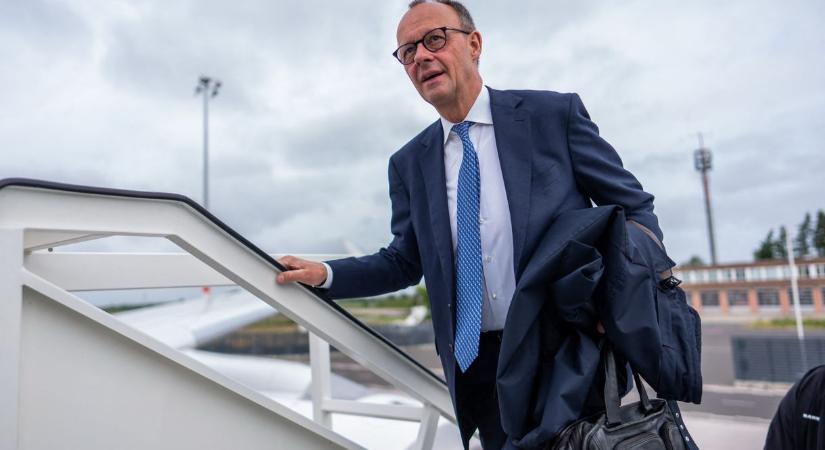 Merz kancellár magángépét klímaaktivisták akarták megrongálni