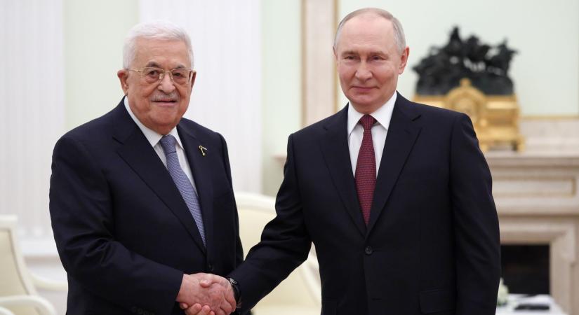 Putyin bejelentette, hogy Moszkva kész egymilliárd dollárt adni a Béketanácsnak a palesztinok támogatására