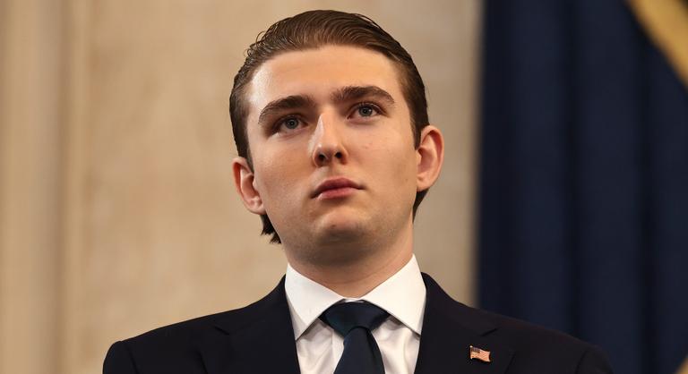 Donald Trump fia, Barron megmenthette egy nő életét