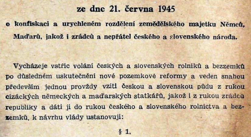 Berényi: A Beneš-dekrétumok védelme elhomályosítja a kormány eddigi pozitív lépéseit