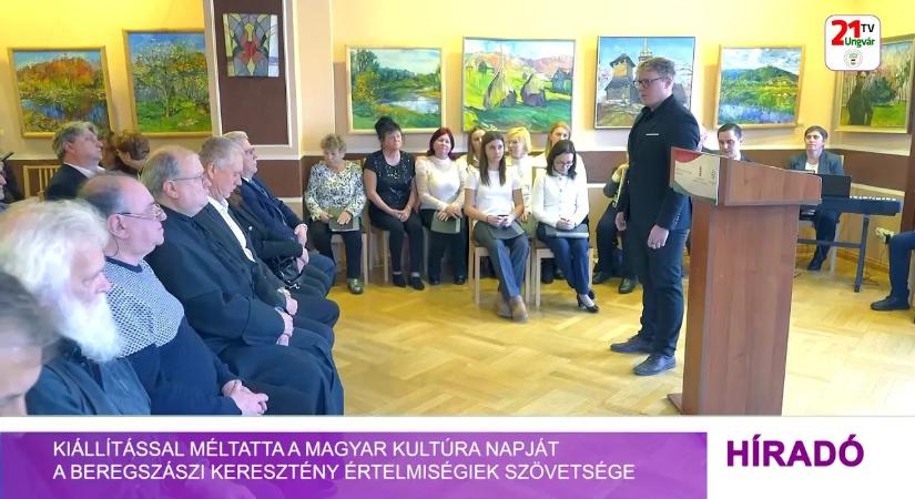 Kiállítással méltatta a Magyar Kultúra Napját a Beregszászi Keresztény Értelmiségiek Szövetsége (videó)