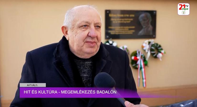 Aktuális (2026.01.22) - Hit és kultúra - megemlékezés Badalón (videó)