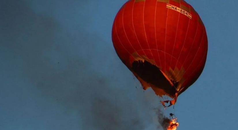 Felrobbant egy hőlégballon Fejér vármegyében, egy utas szörnyethalt