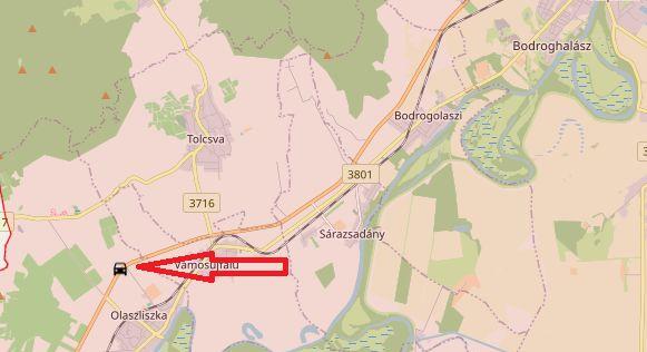 Árokba hajtott egy autó Olaszliszkánál