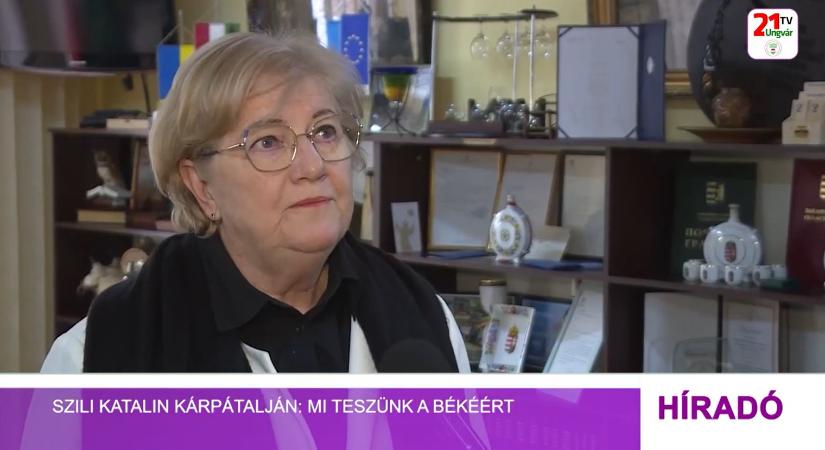Szili Katalin Kárpátalján: mi teszünk a békéért (videó)