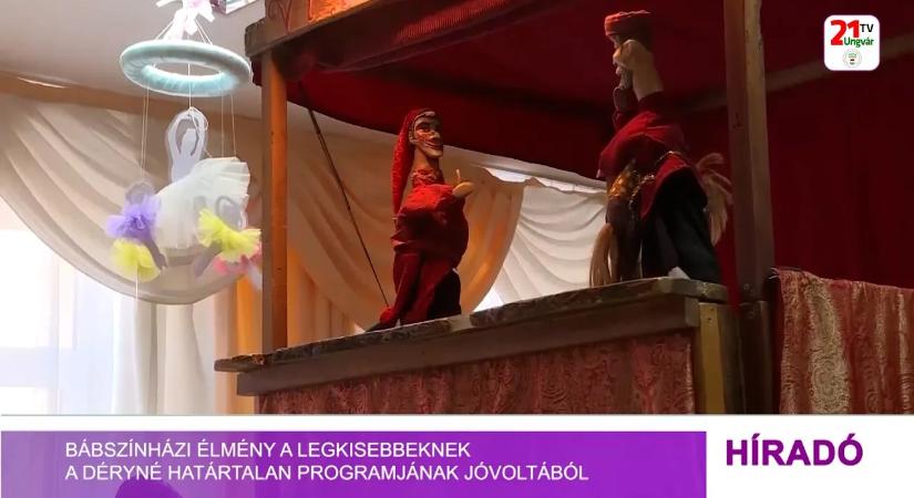 Bábszínházi élmény a legkisebbeknek a Déryné Határtalan programjának jóvoltából (videó)