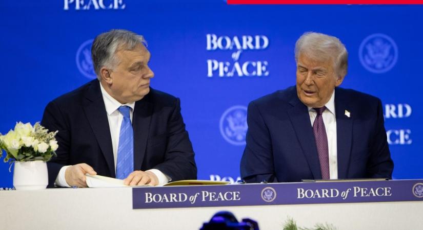 Megalakult Donald Trump Béketanácsa Orbán Viktor részvételével