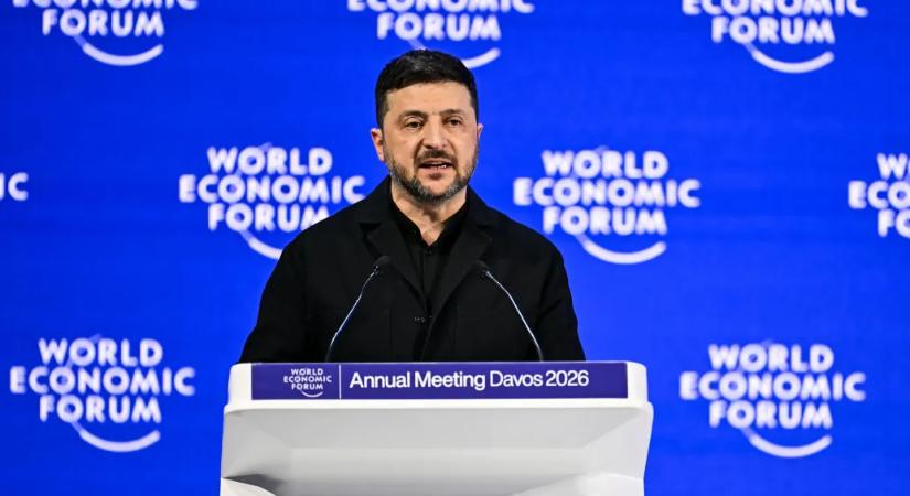 Zelenszkij még Orbánnak is beszólt Davosban