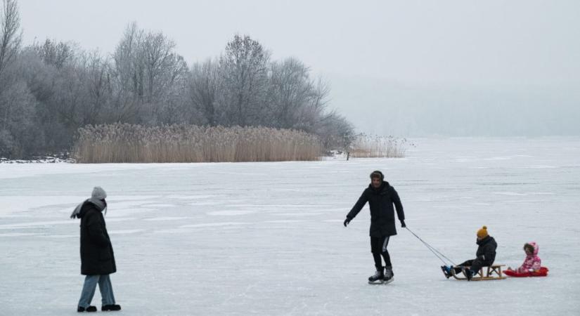 Elmarad a hétvégi Balaton-átcsúszás, mert nem biztonságos a jég