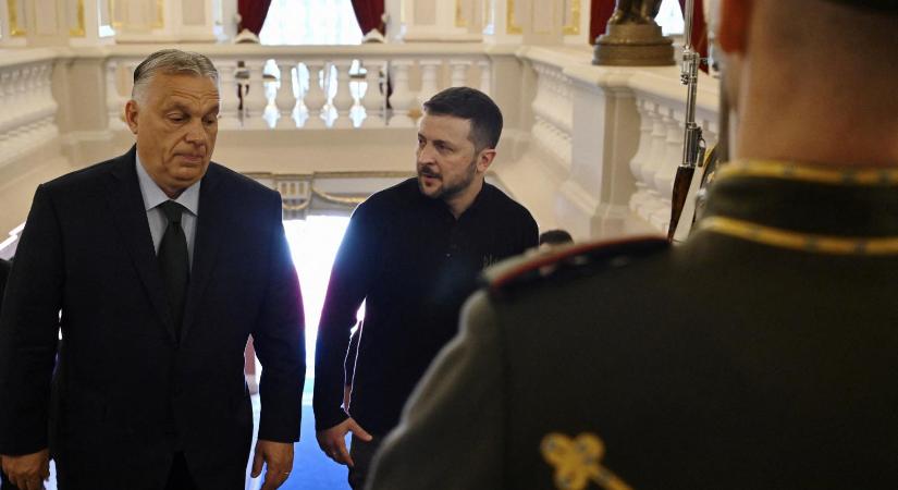 Volodimir Zelenszkij beszólt Orbán Viktornak, aki az oroszok említése nélkül az ukrán elnököt tette felelőssé a háború folytatásáért