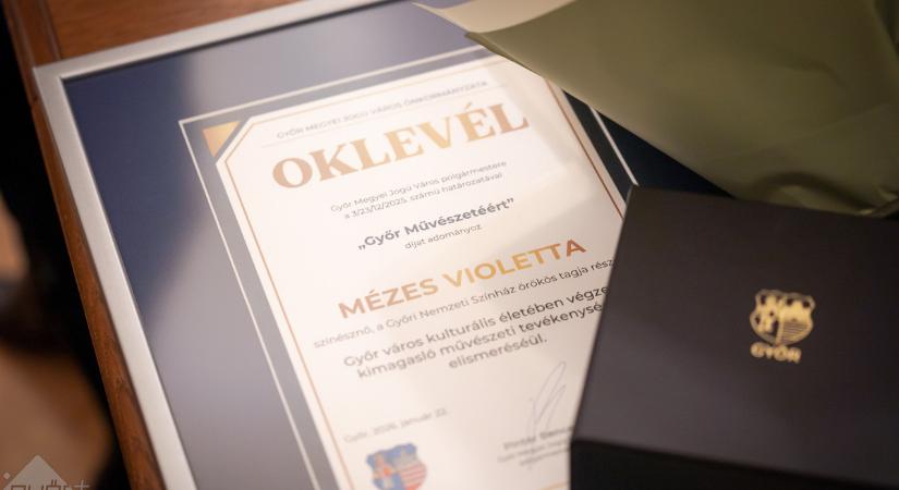 Színésznő az idei művészeti díjas Győrben