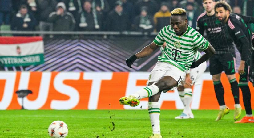 Bombagólt kapott a Fradi, 1-1-re végzett az El-ben a Panathinaikosz ellen, amivel a hetedik helyen áll