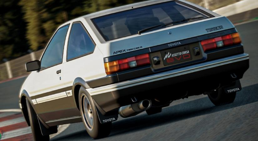 Assetto Corsa EVO: hivatalosan bejelentették a Toyota AE86-ot