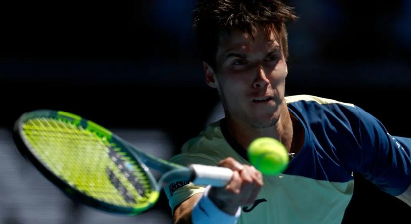 Kétszettes vezetés után kikapott Marozsán Fábián az Australian Openen