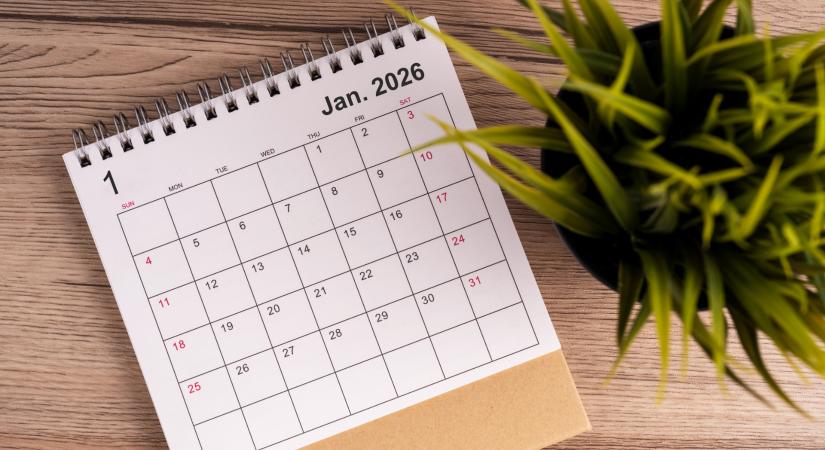 Mikor lesznek hosszú hétvégék és ünnepnapok 2026-ban?