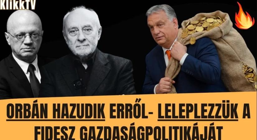 "Orbán hazudik az adókról” - Kíméletlen tények a Fidesz gazdaságpolitikájáról
