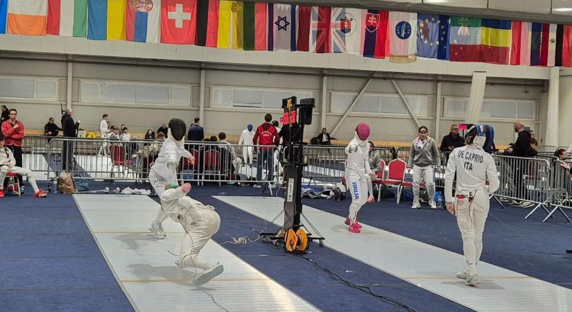 Sikeresen szerepeltek a szolnoki vívók a nemzetközi versenyen