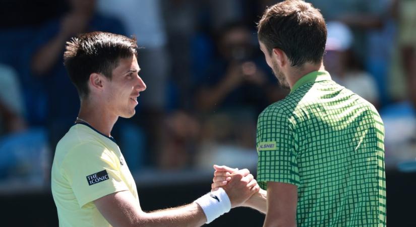 Kétszettes előnye volt Marozsán Fábiánnak, de nem bírt a világklasszissal