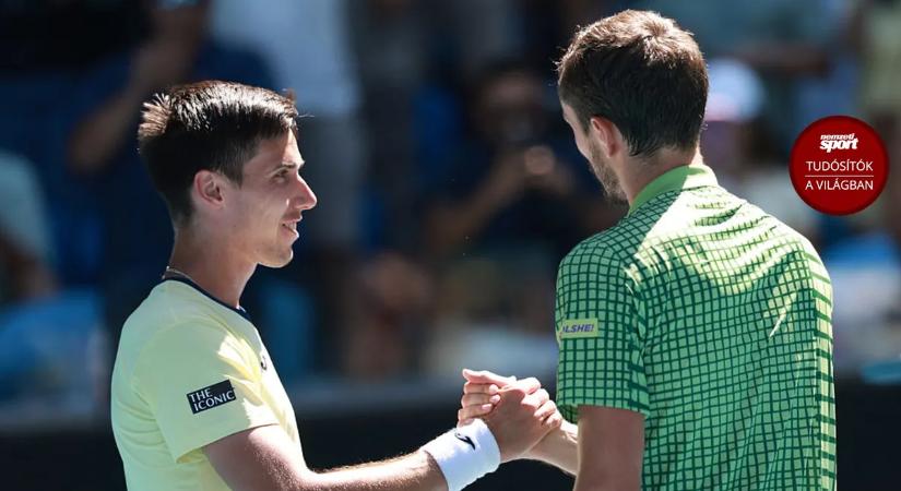 Marozsán Fábián: Valószínűleg ezért volt Medvegyev világelső és topjátékos, mert ezeket a meccseket nagyobb százalékban túléli
