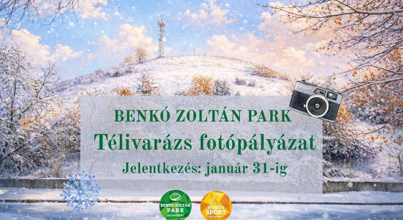 Objektíven keresztül mutathatod meg a Benkó Zoltán Park téli arcát